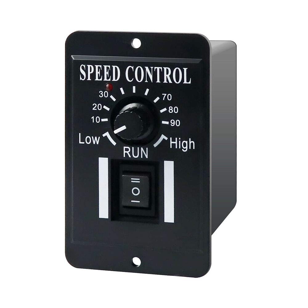 Acxico 1Pcs 12V 24V 36V 48V PWM DC Motor Speed Controller Reversible Switch 6…