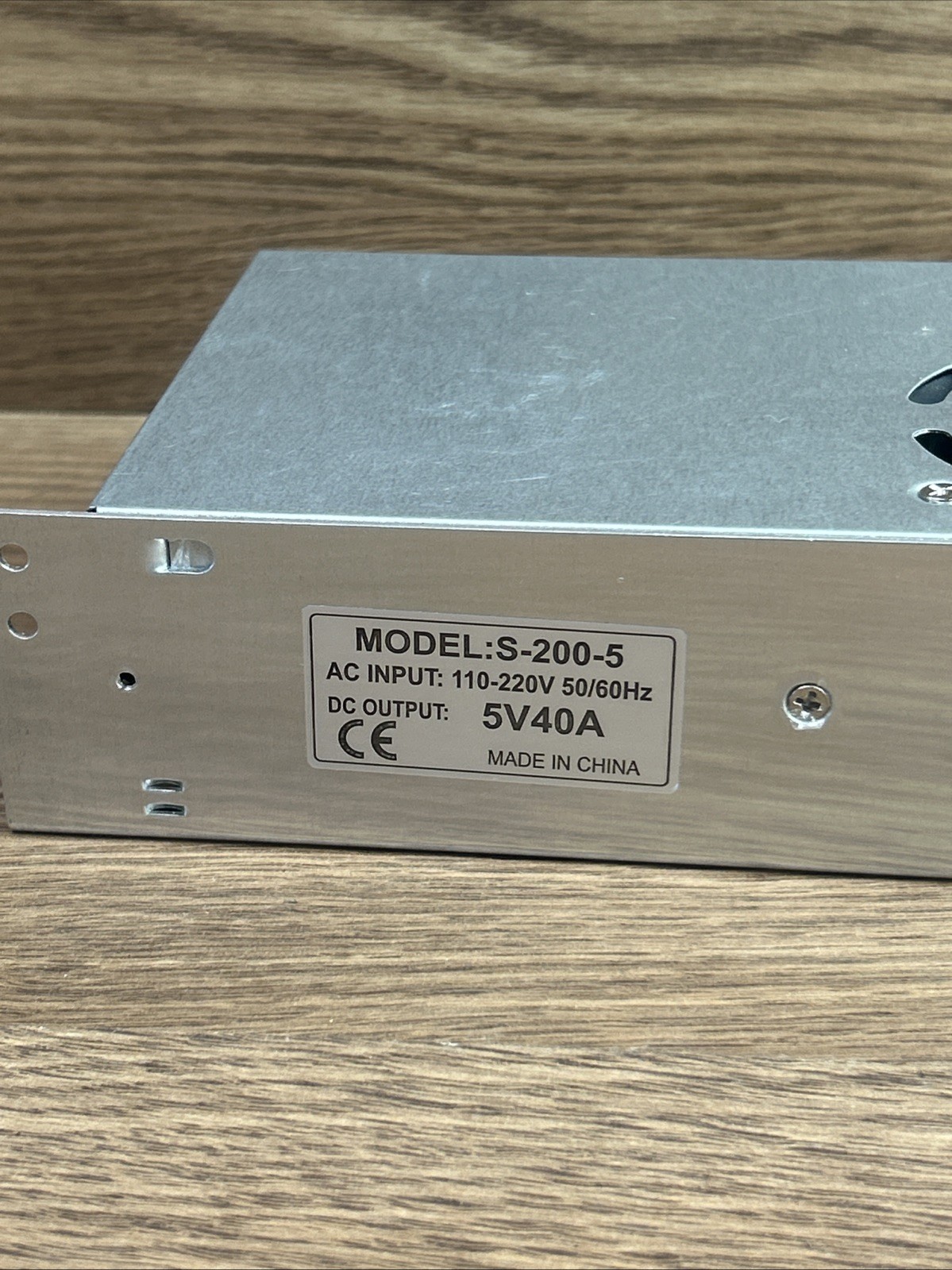 S-200-5 110V/220V 5C40A 50/60Hz Regulated Switching Power Supply
