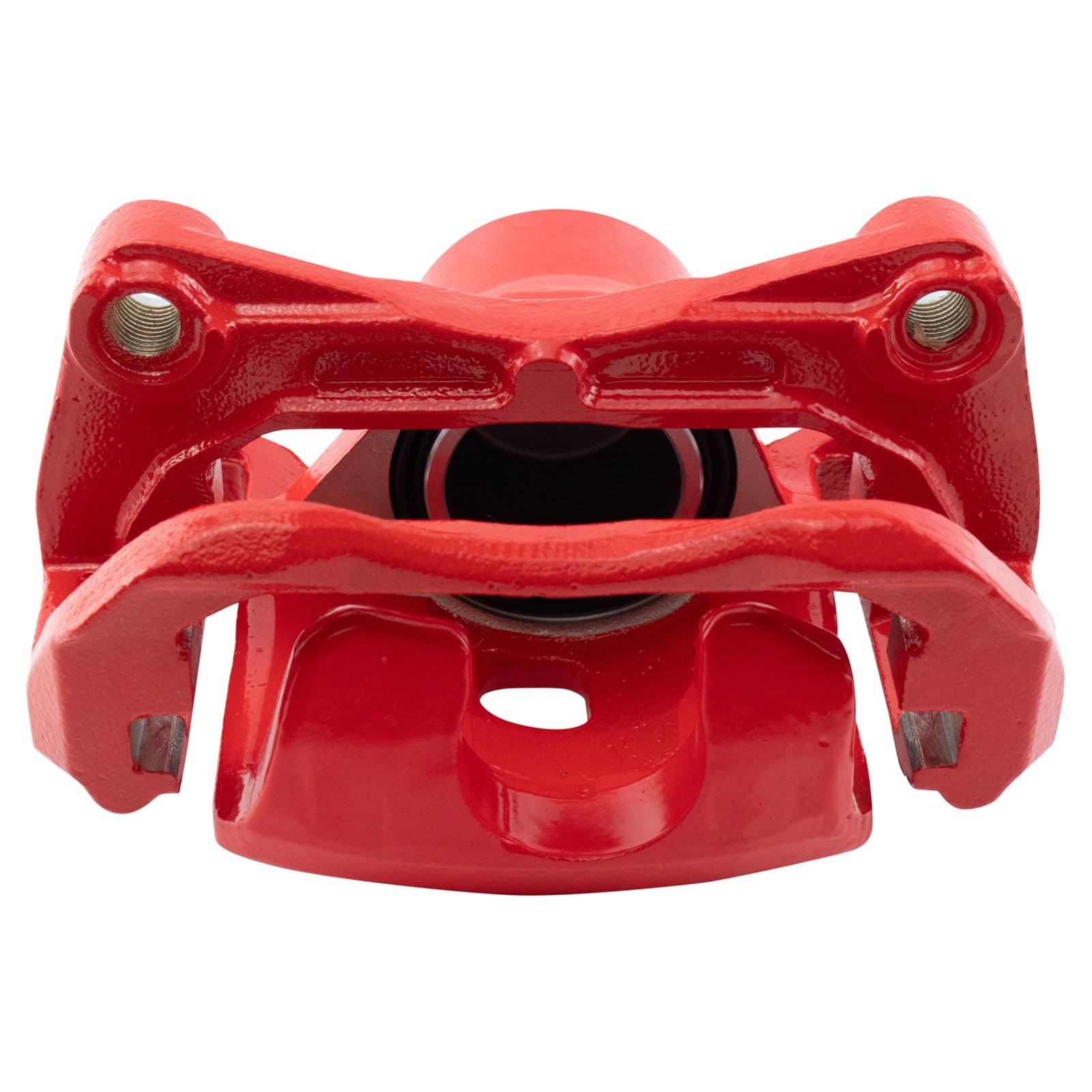 TRQ Front Left Brake Caliper w/Bracket Performance Red Drivers Side Compatible w