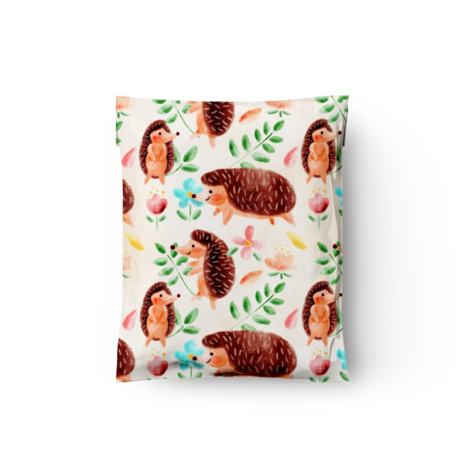 100 PCS Hedgehogs Designer Poly Mailers Shipping Envelopes Bags 10×13 Inch