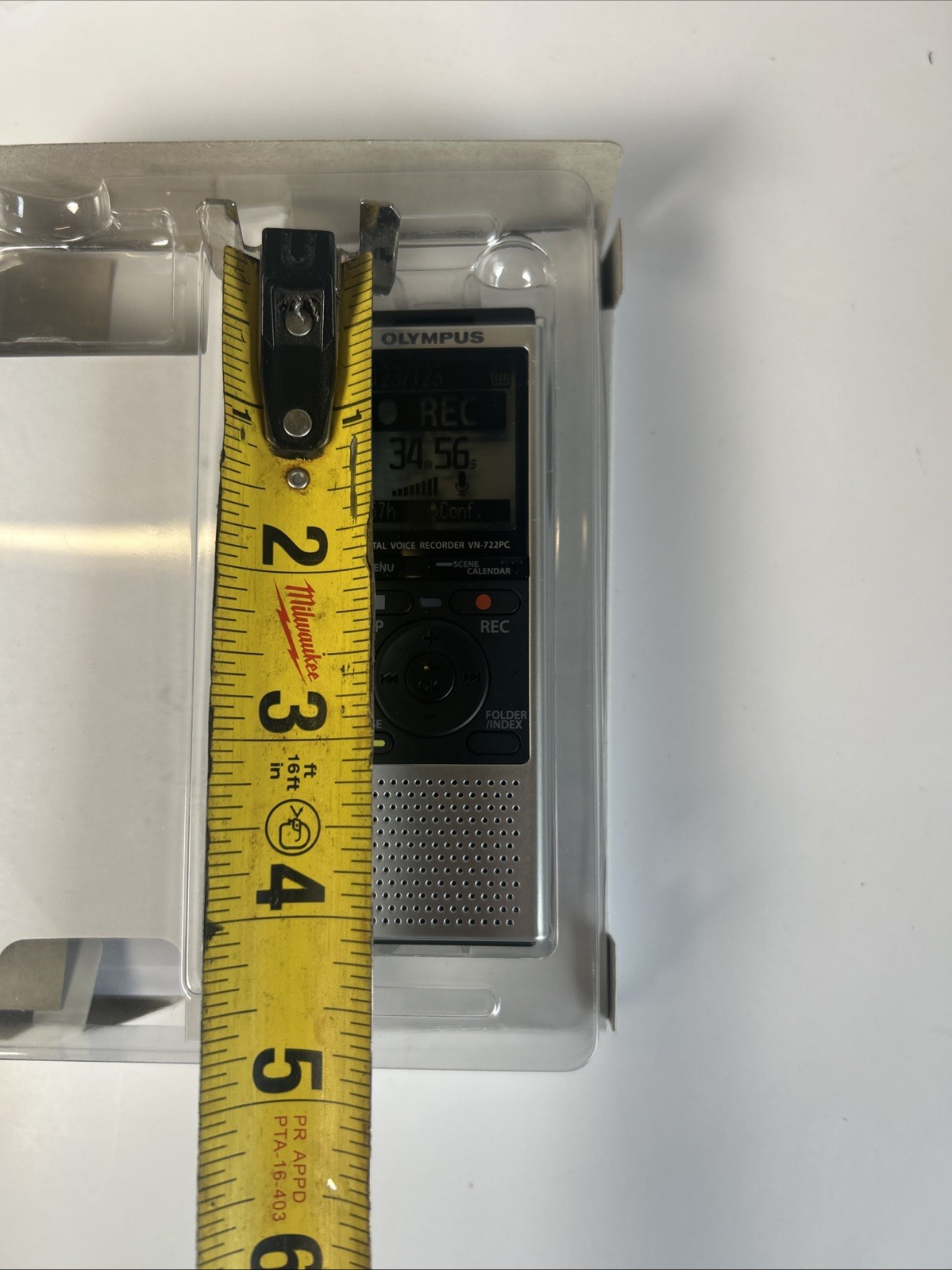 Olympus Digital Voice Recorder VN-722PC 4GB Internal Memory with microSD