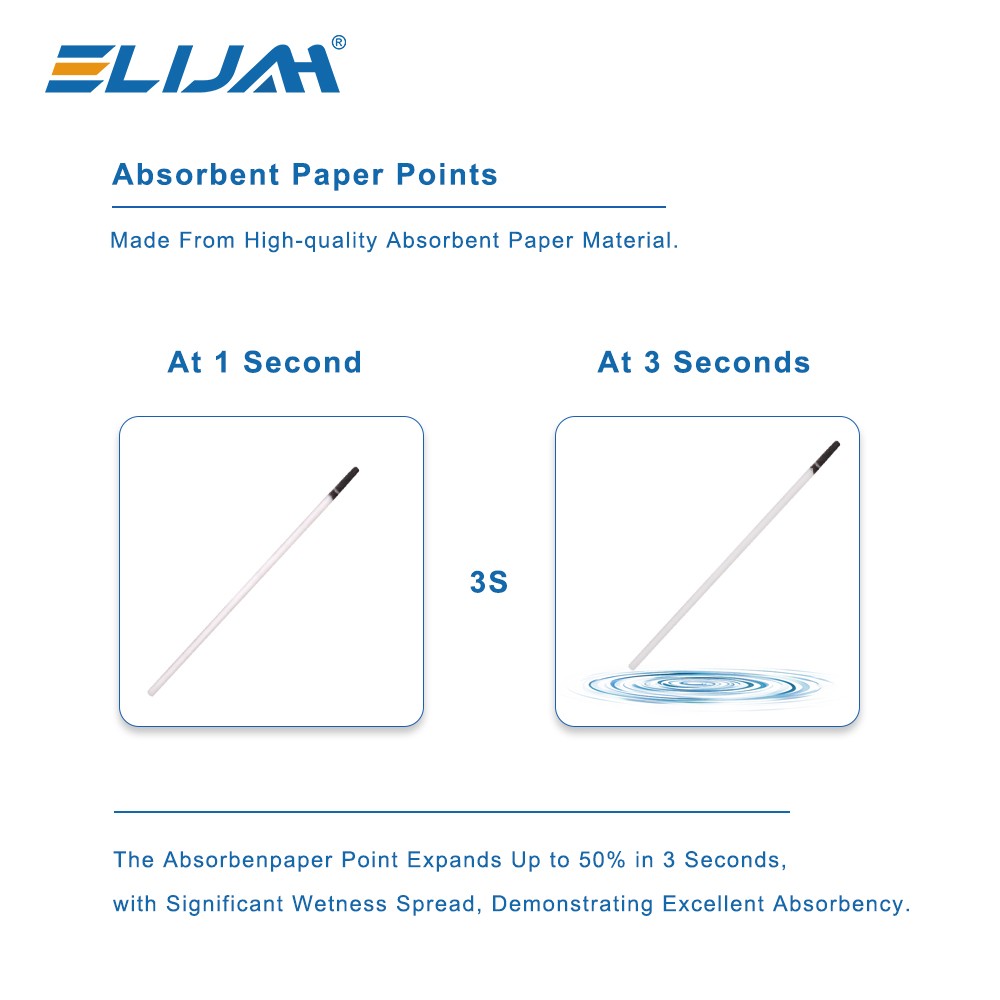 Dental Endodontic Absorbent Paper Points Taper 0.02/ 0.04 /0.06 15#-40# 45#-80#