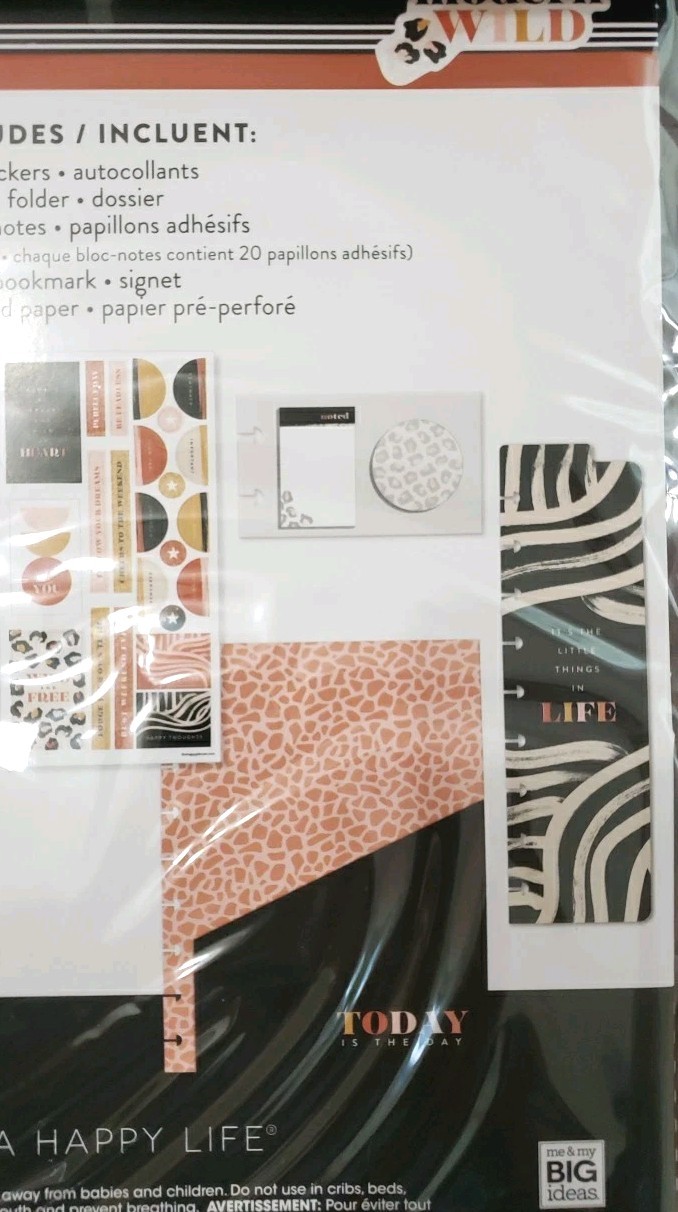 The Happy Planner Modern Wild Planner Accessories & Pen Case Pouch Small Bundle