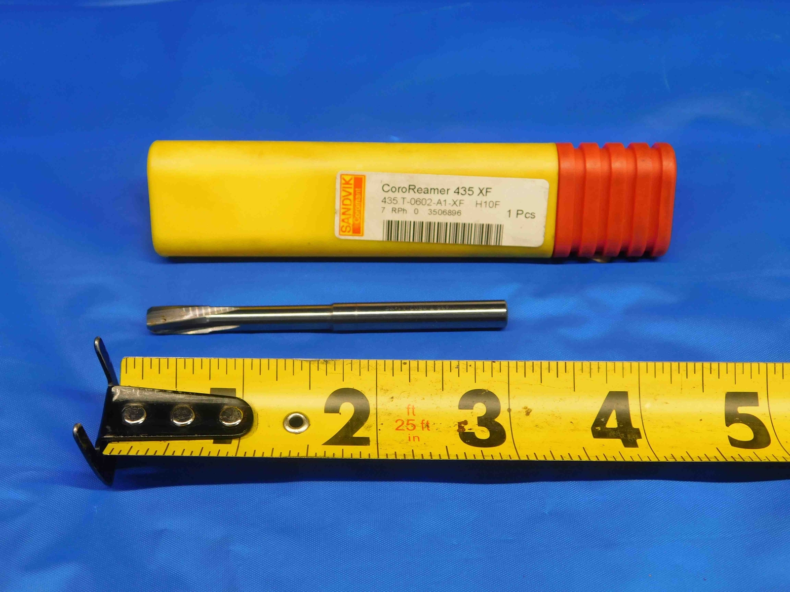SANDVIK 0.2362 OD SOLID CARBIDE COOLANT REAMER SPIRAL .2362 .2500 UNDERSIZE 6 mm