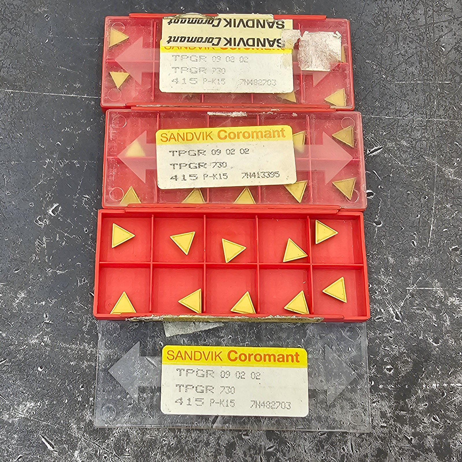 Qty 10 Sandvik TPGR 730 09 02 02 090202 415 Grade Carbide Inserts