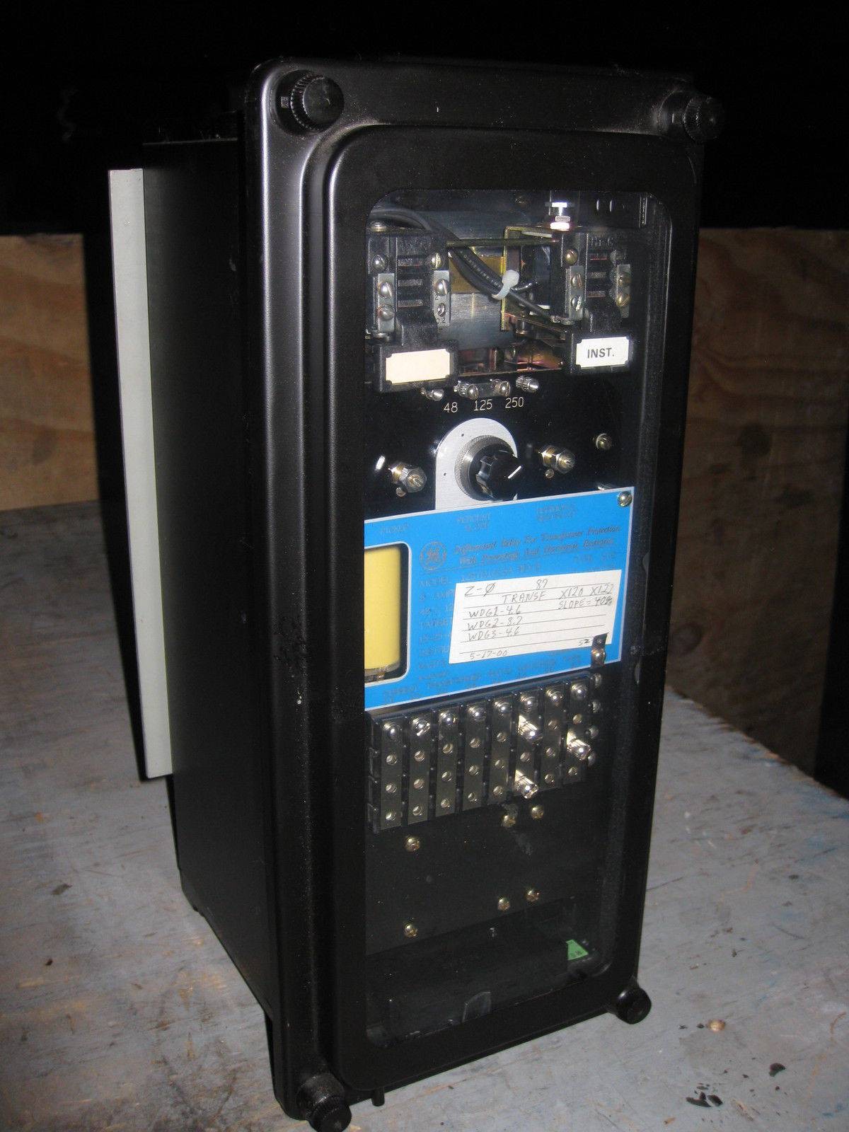 GE 12STD16C5A Differential Relay 5 Amp STD 48V/125V/250V 60 Cycles Target A 0.2
