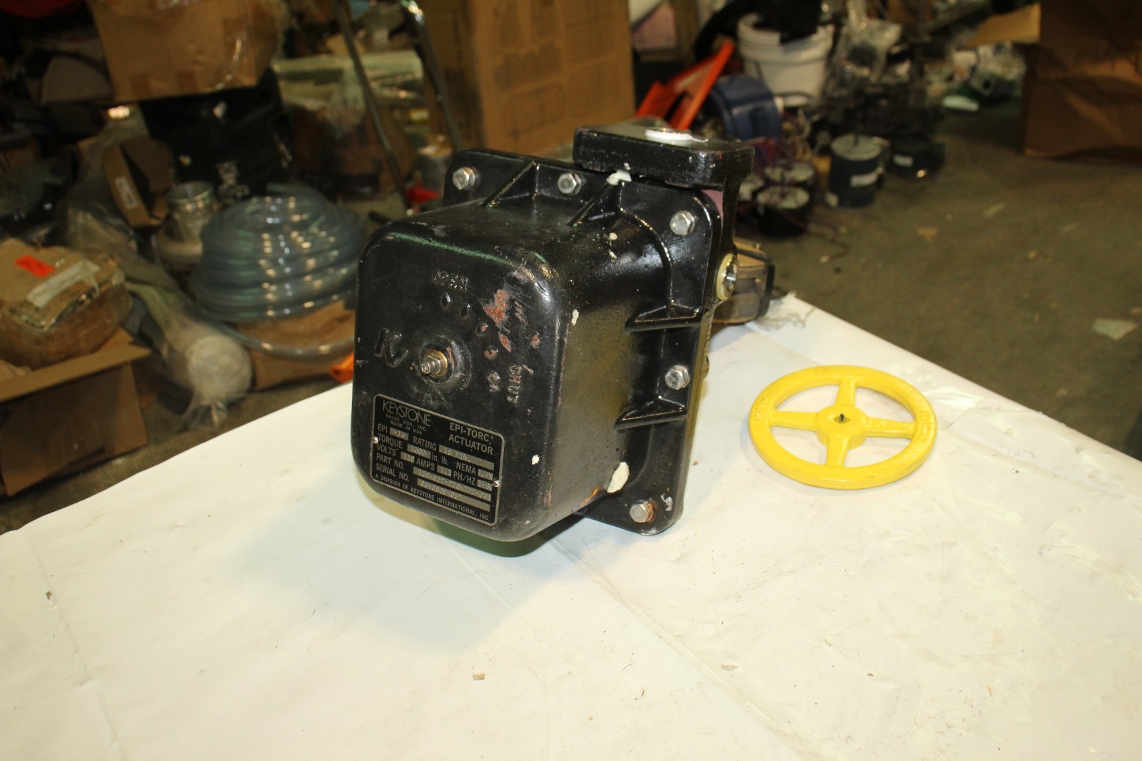 Keystone Fig 360-144 K-Lok Valve 3″ Epi-Torc Actuator EPI-13 150-952-270-777-061