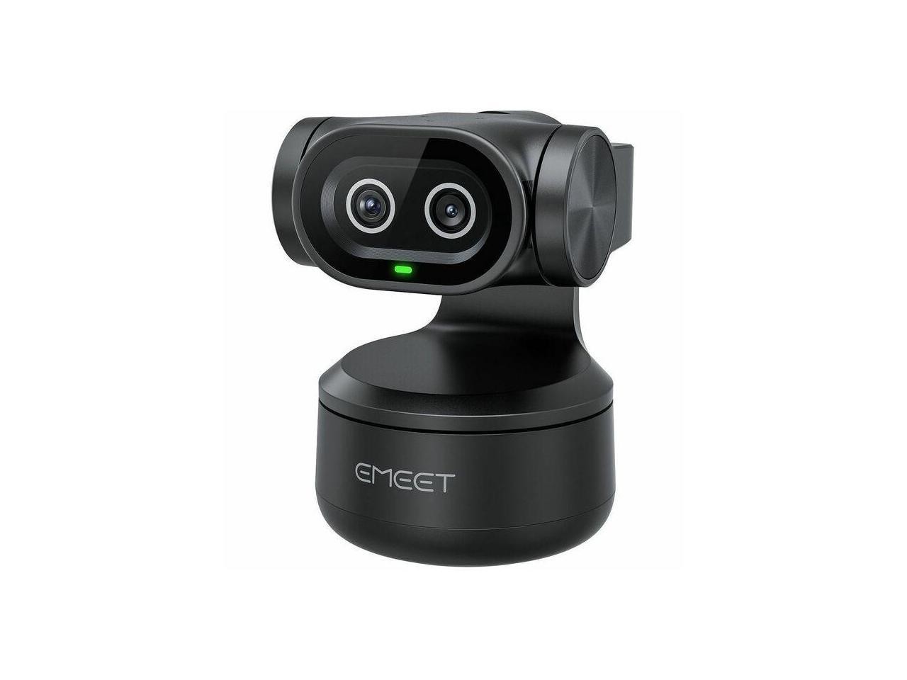 EMEET PIXY Dual-Camera AI PTZ 4K Webcam, 0.2s Autofocus, AI Auto Tracking