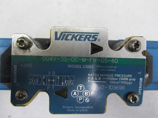 TEREX DIRECTIONAL VALVE PN 01-109300