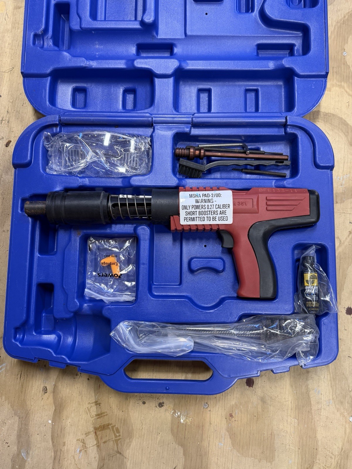 POWERS FASTENERS PA351 Powder Actuated FASTENER (BFE133-11), Accessories, Case