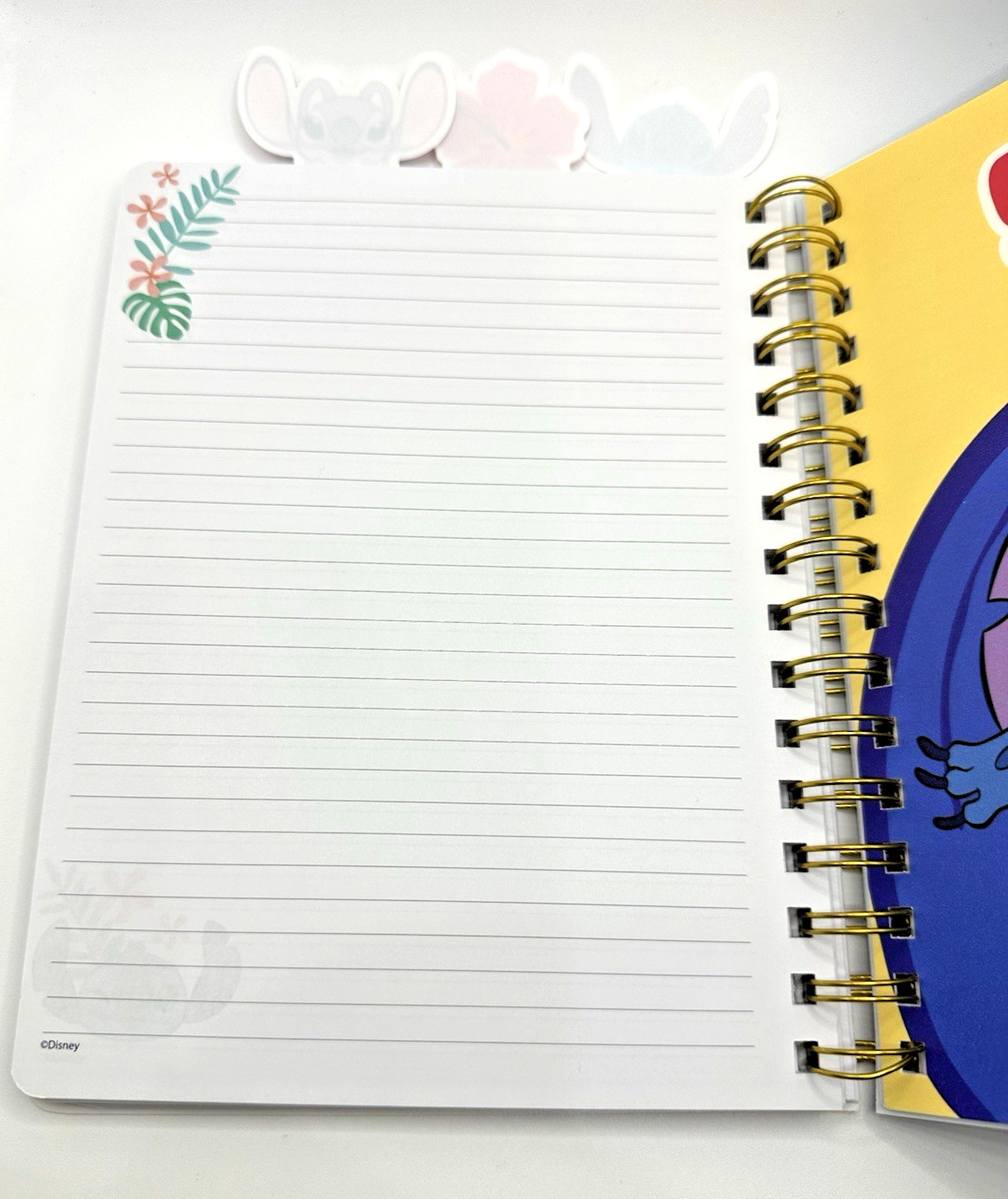 Disney Stitch 4 Tabbed Notebook Journal Aloha Lilo & Stitch Angel NWT