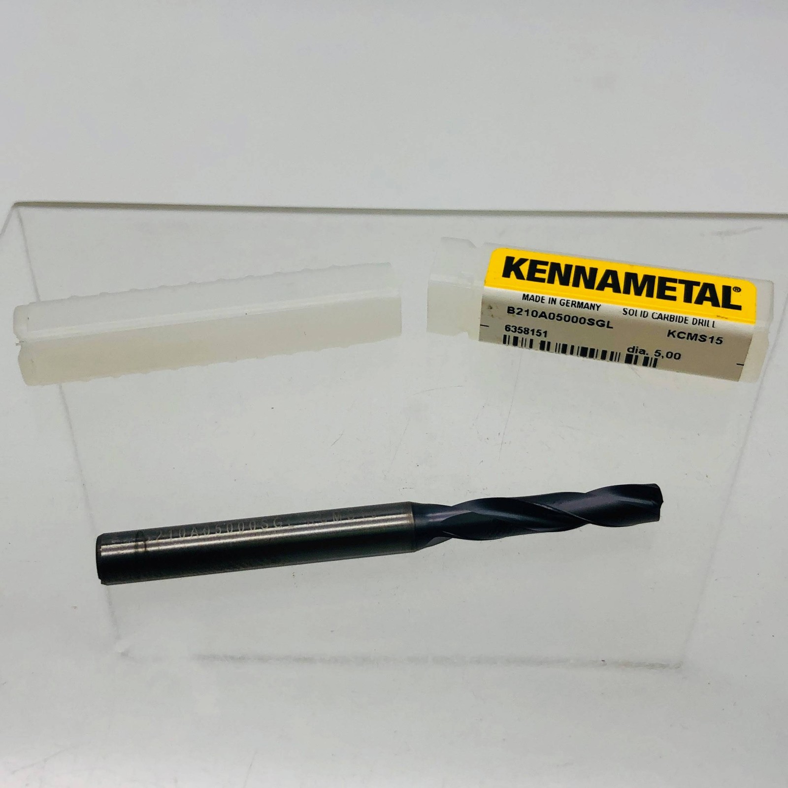 Kennametal 6358151 Carbide Drill Bit Coolant 3XD .1969 KCMS15 Grade Solid