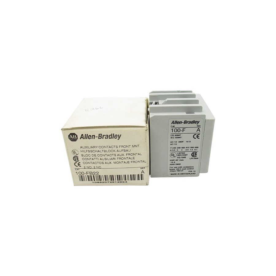 INDUSTRIAL SPARE PART 100-FB22 SER. A 600VAC 10A (WH) NSMP