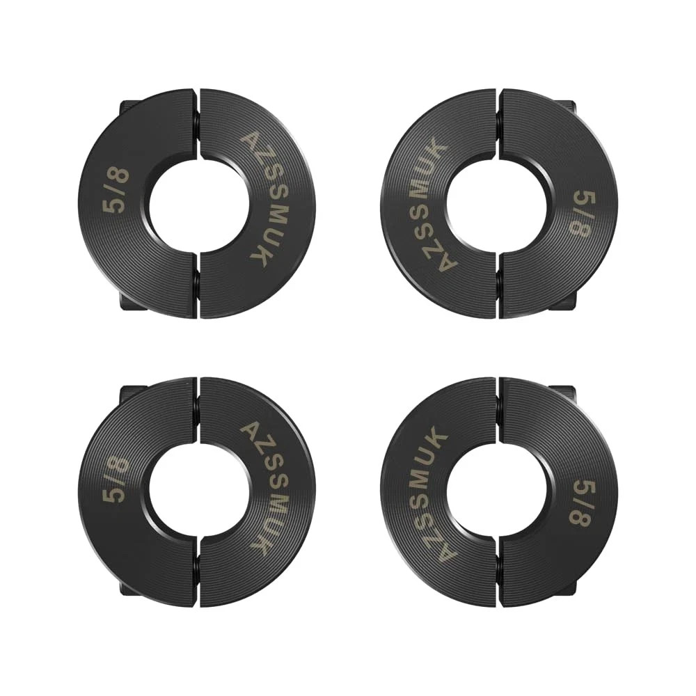 Shaft Collars 4 Pack 5/8 Bore Clamp On Steel Collars