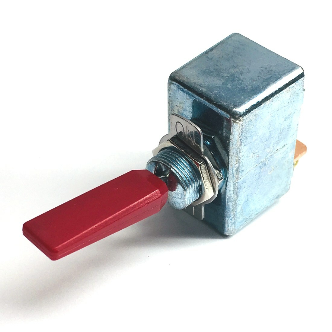 NEW High Current 50 Amp 12-14 Volt DC Automotive SPST Red Toggle On-Off Switch