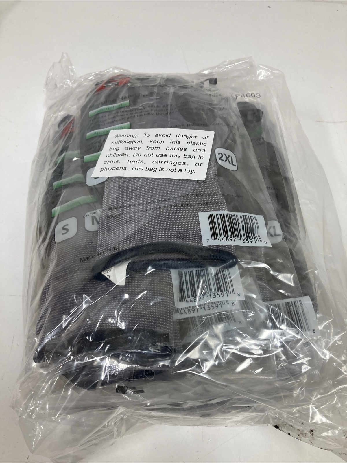 Work Gloves Liberty G-Grip Foam Nitrile Micro Foam-Palm Coated X-Large (12 PAIR)