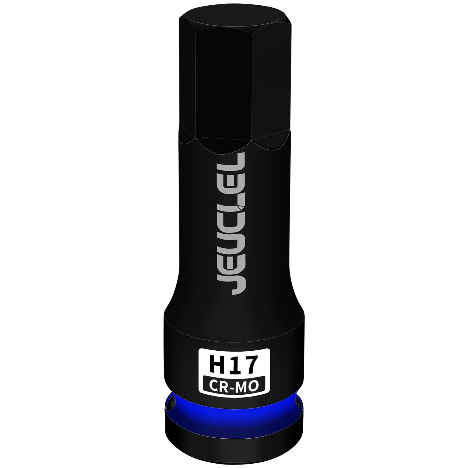 JEUCLEL 17mm Hex Impact Bit Socket, H17 1/2-Inch Drive 1PC | 17MM