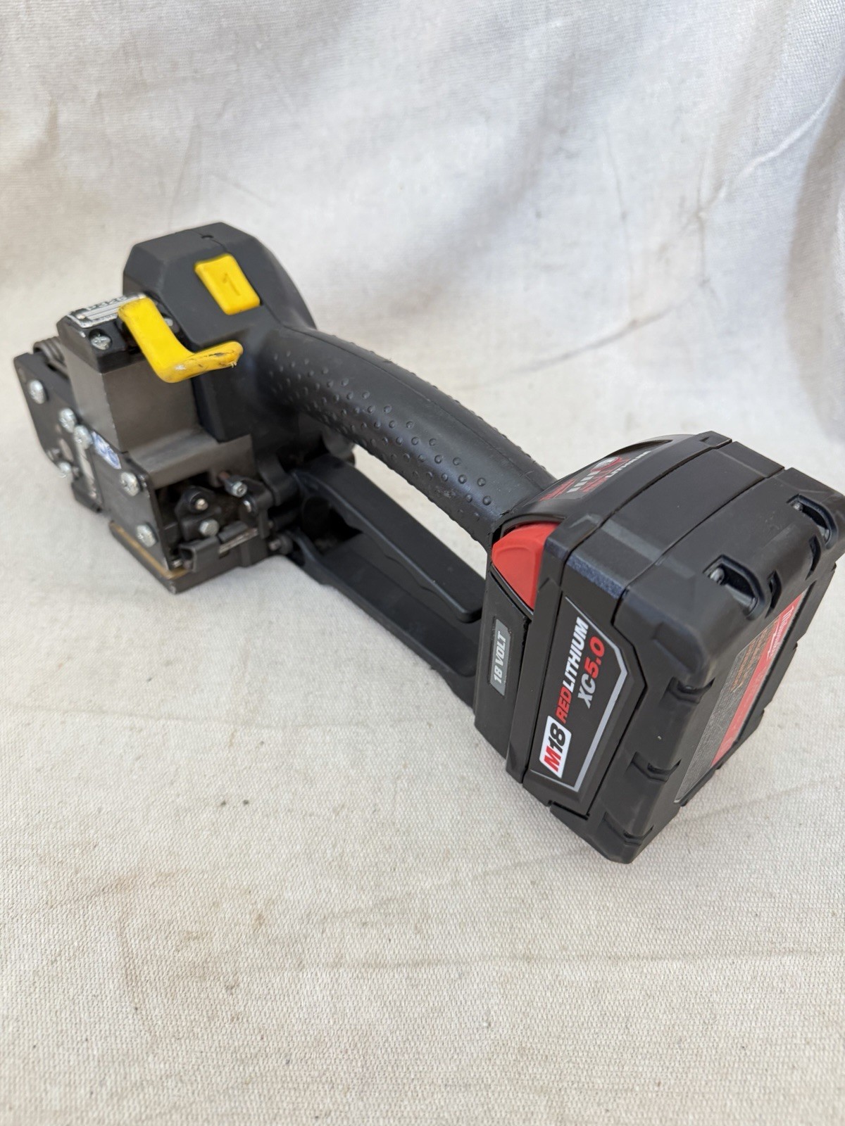 FROMM P326 18V Strapping Tool w/ Milwaukee M18 XC5.0 Battery & Charger Tested