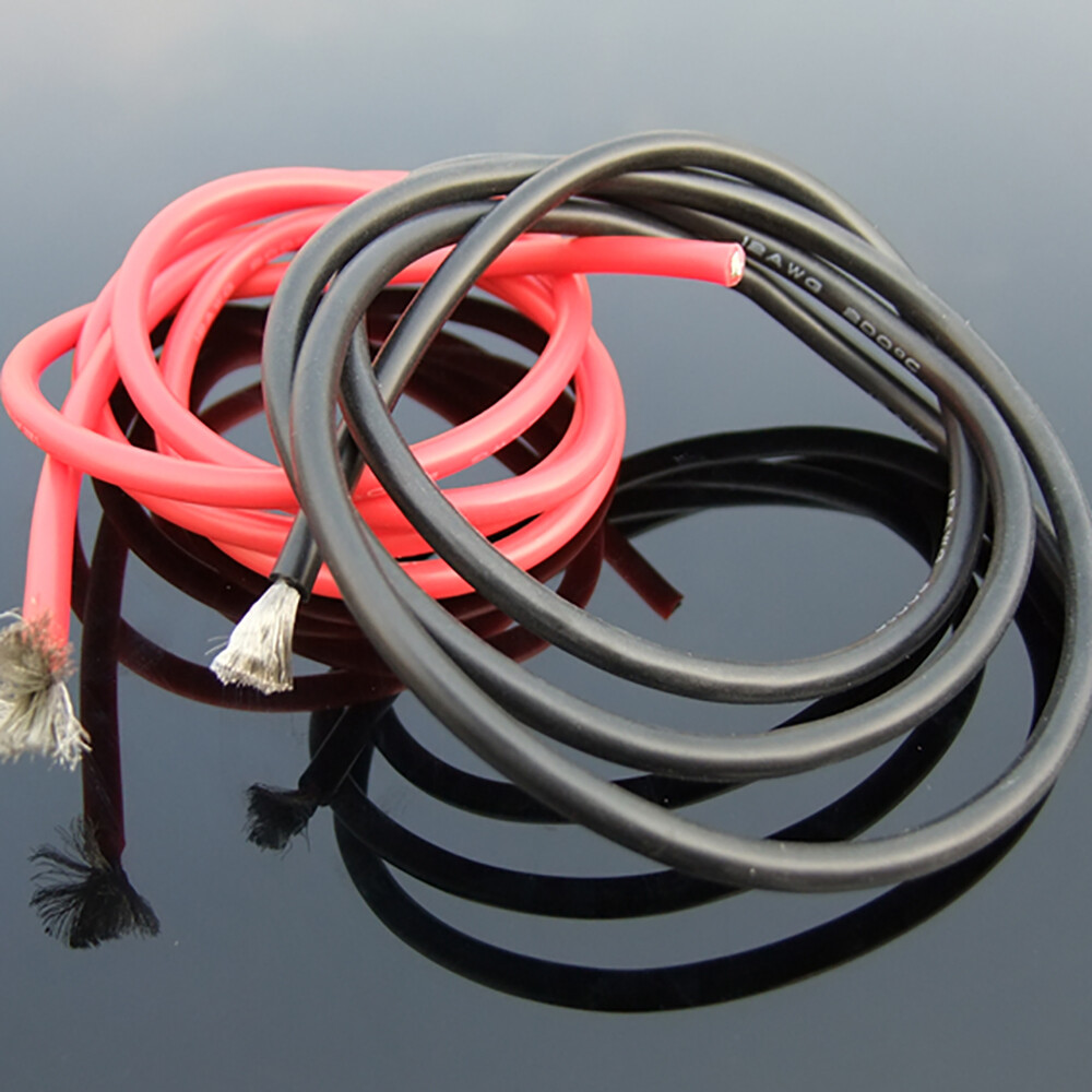Flexible Soft Silicone Wire Cable 8/10/12/14/16/18/20/30 AWG Tinned Copper RC