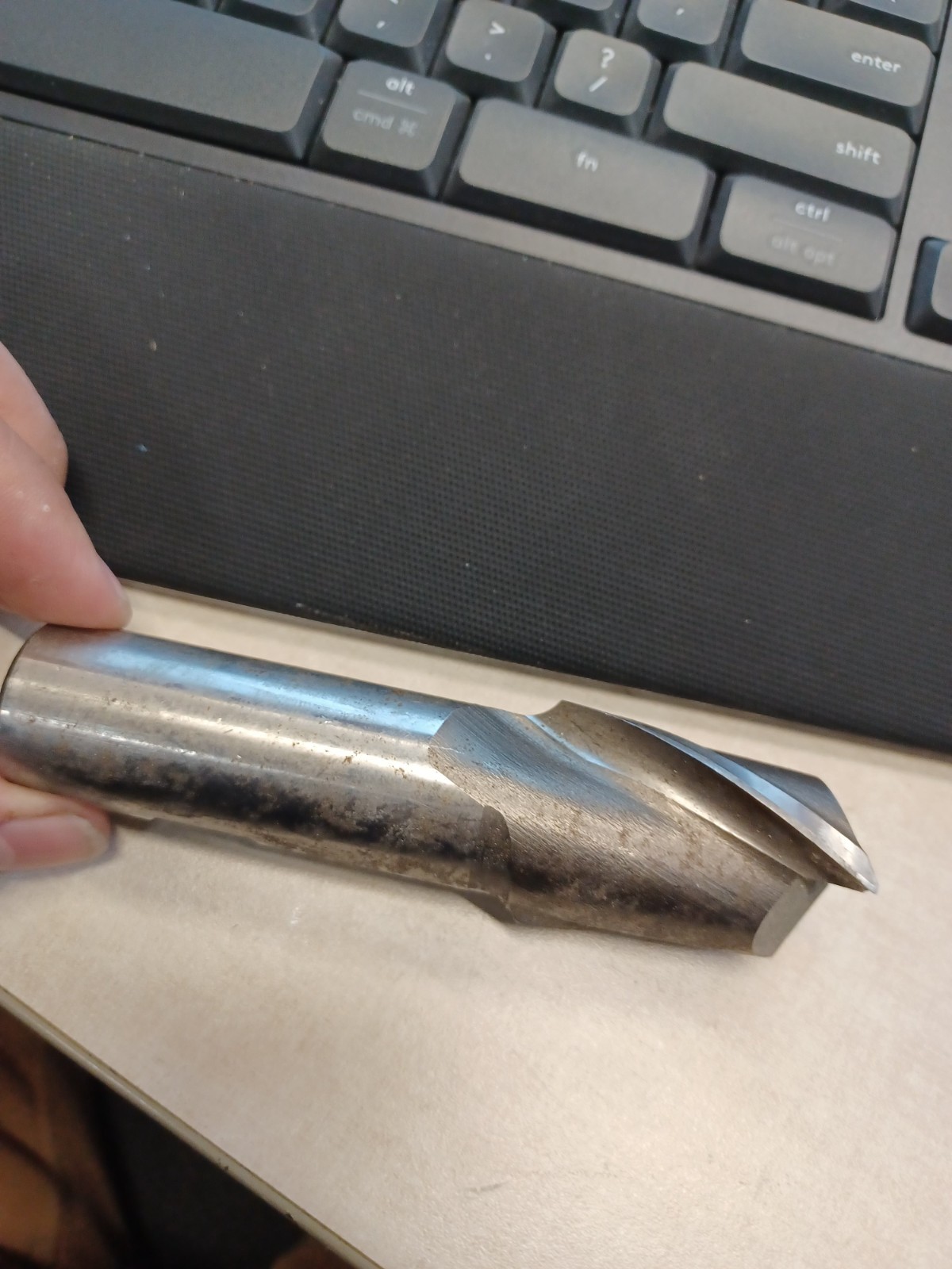 Putnam 1 1/4 inch High Speed Single End Mill Lead 6.800 2Flute