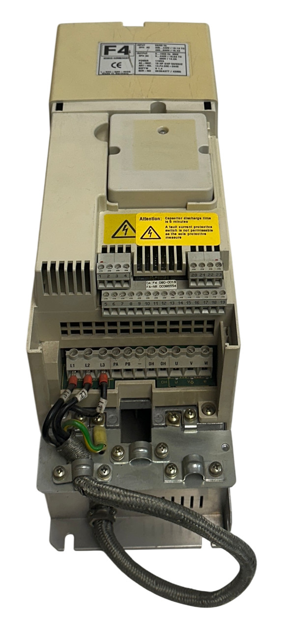 KEB 14.F4.C3E-3440 / 14F4C3E3440 KEBCO F4 COMBIVERT AC DRIVE 10HP 2/4P REPAIRED