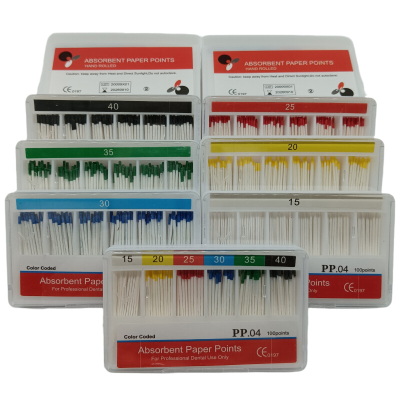 Dental Absorbent Paper Points Gutta Percha Points Eododontic 15-40# EODO Root
