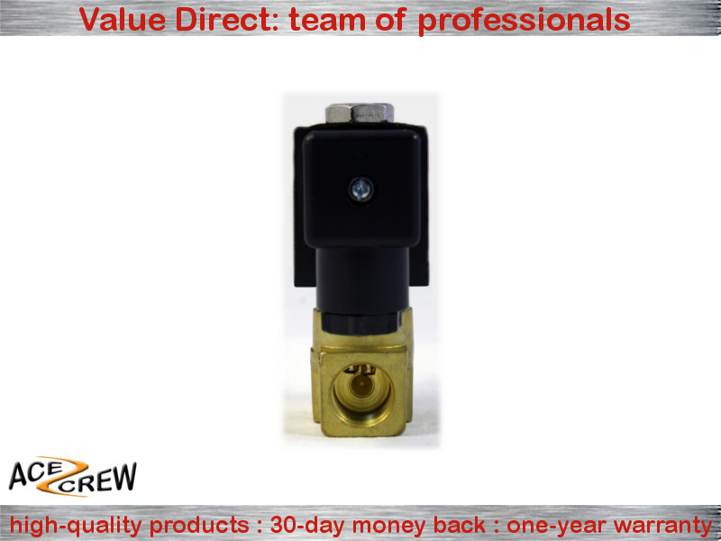 VITON 3/8 in 220V-240V AC Brass Solenoid Valve NPT Gas Water Air Normally Closed