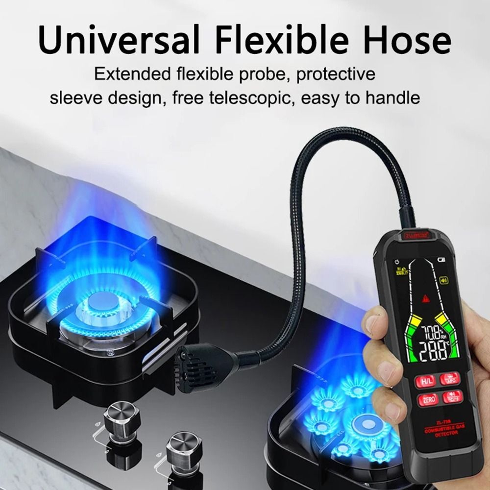 ZL73B Gas Leak Tester Combustible Natural Detector Gas Propane Leakage Portable