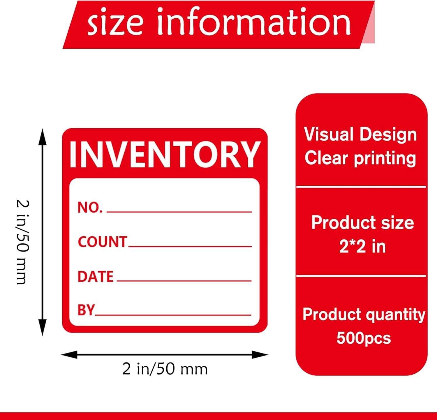 Inventory Labels Inventory Organizer Stickers 2 X 2 Inch – Inventory Control Lab