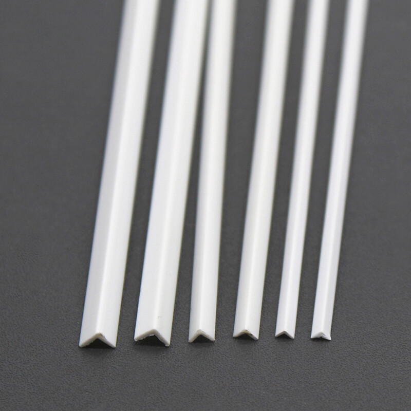 ABS Styrene Plastic Tube Strip Round/Square/Angle Rod Sheet Building Model DIY