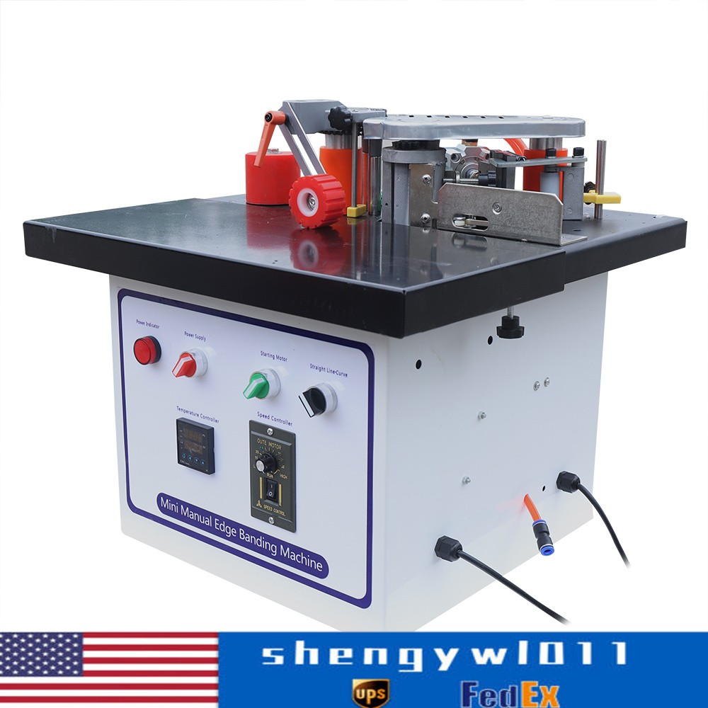 1200W, Self Cutting Edge Banding Machine Double Gluing Edge Banding Machine NEW