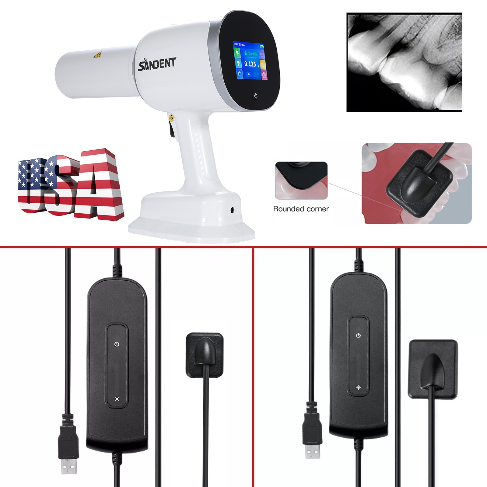 Dental X-Ray Positioner Digital Sensor Holder Sensor Positioning System 2.0