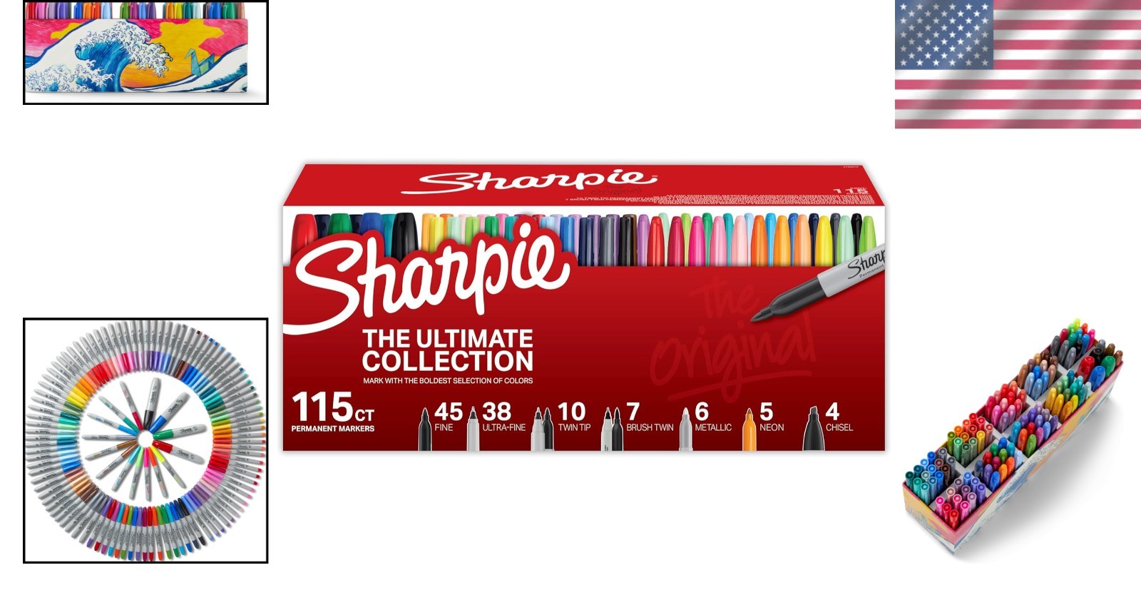 Ultimate 115-Count Permanent Markers Collection