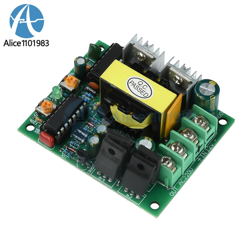 DC 12-14.5V to AC 220V Inverter Module 50-100W DC-AC Step-Up Transformer Module