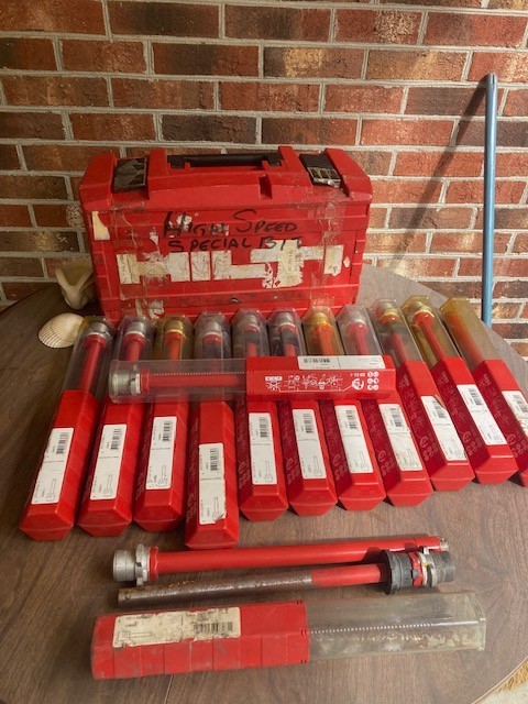 Hilti DD EC-1 Diamond Core Drill Wet Drilling Machine Kit With Core Bits & Case.