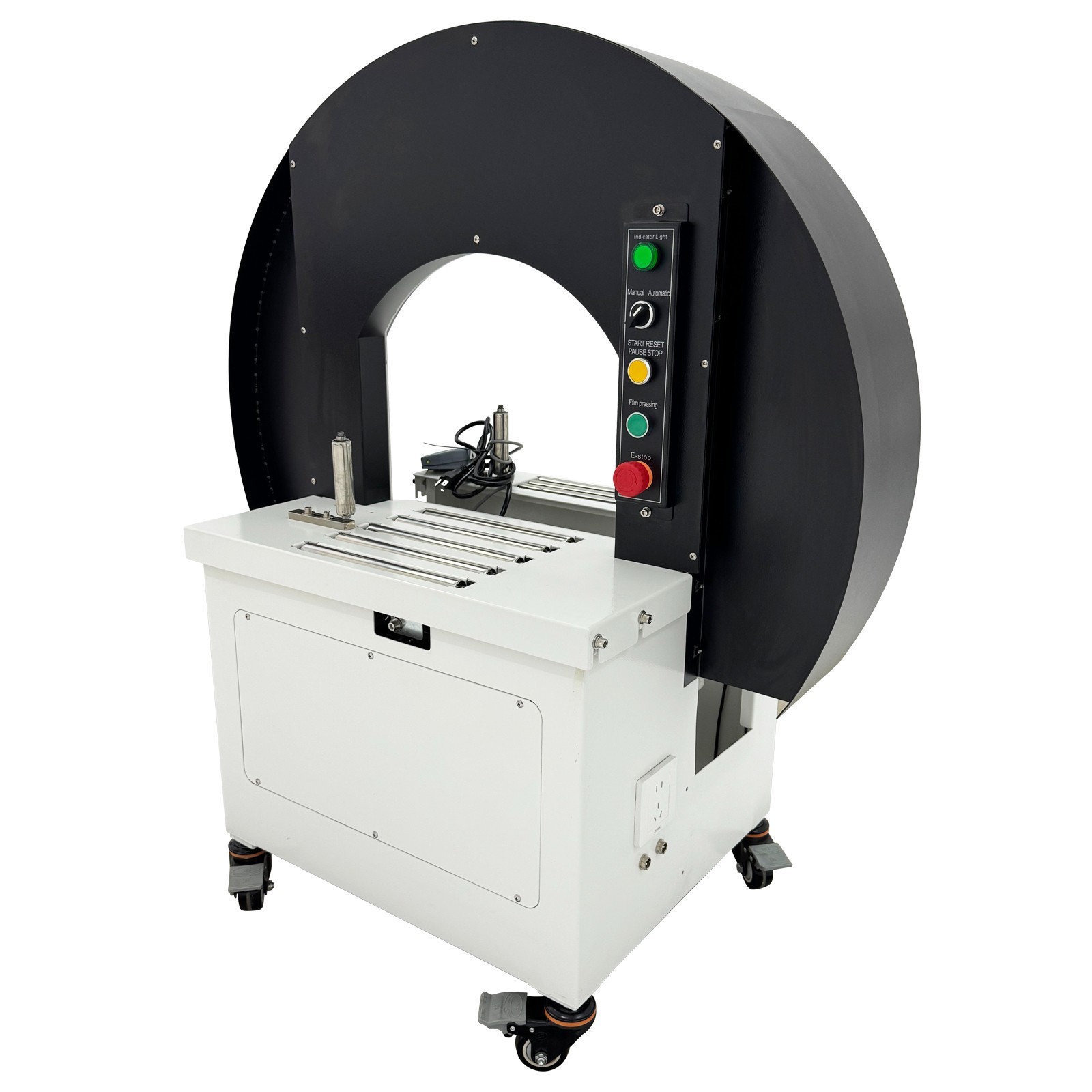 Heavy-Duty 110V Semi-auto Wrapping Machine 350W Semi-automatic Stretch Film Wrap