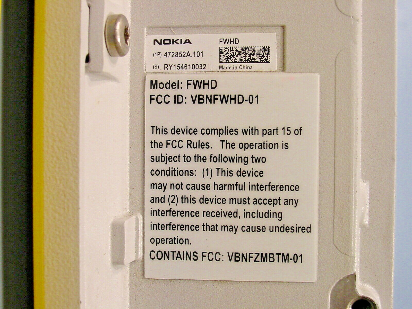 *Nokia 472852A.101 FWHD Flexi Zone BTS 472852A