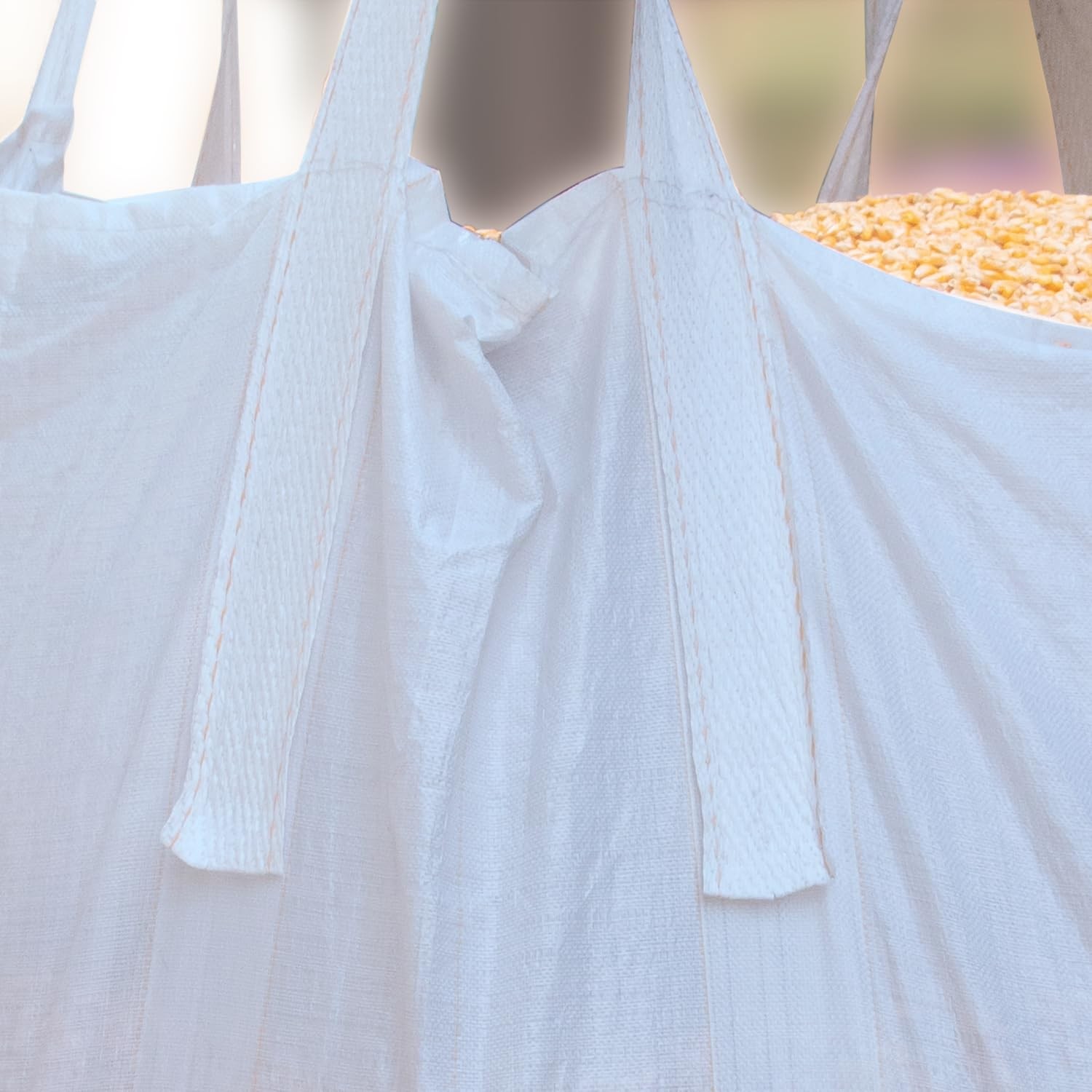 10 Pack FIBC Bulk Bag, 1 One Ton Bag, 35″ L x 35″ W x 43″ H, 2200lbs SWL, Duf…