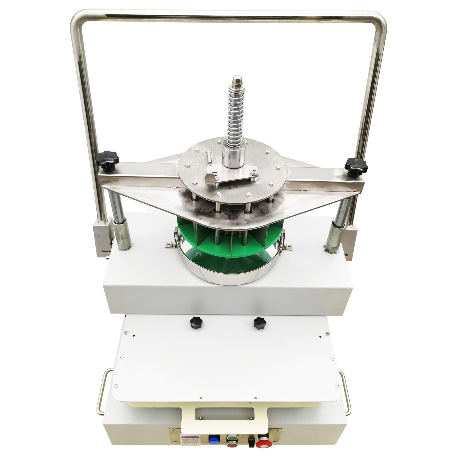 110V Semi-Auto Dough Divider Rounder 14Blocks 100-180g Bakery Dough Dividing