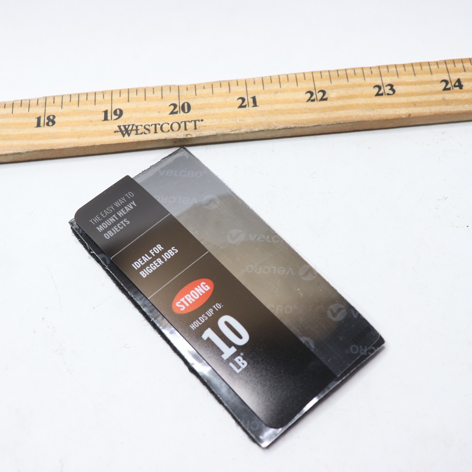 (4-Pk) Velcro(R) Heavy Duty Stick-On Adhesive Backed Fasteners Holds 10lb 4″x2″