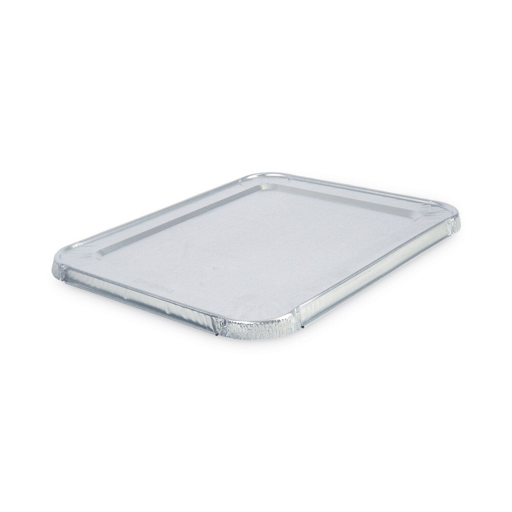 Boardwalk LIDSTEAMHF 10.5 in. x 12.81 in. x 0.63 in. Pan Lids (100/Carton) New