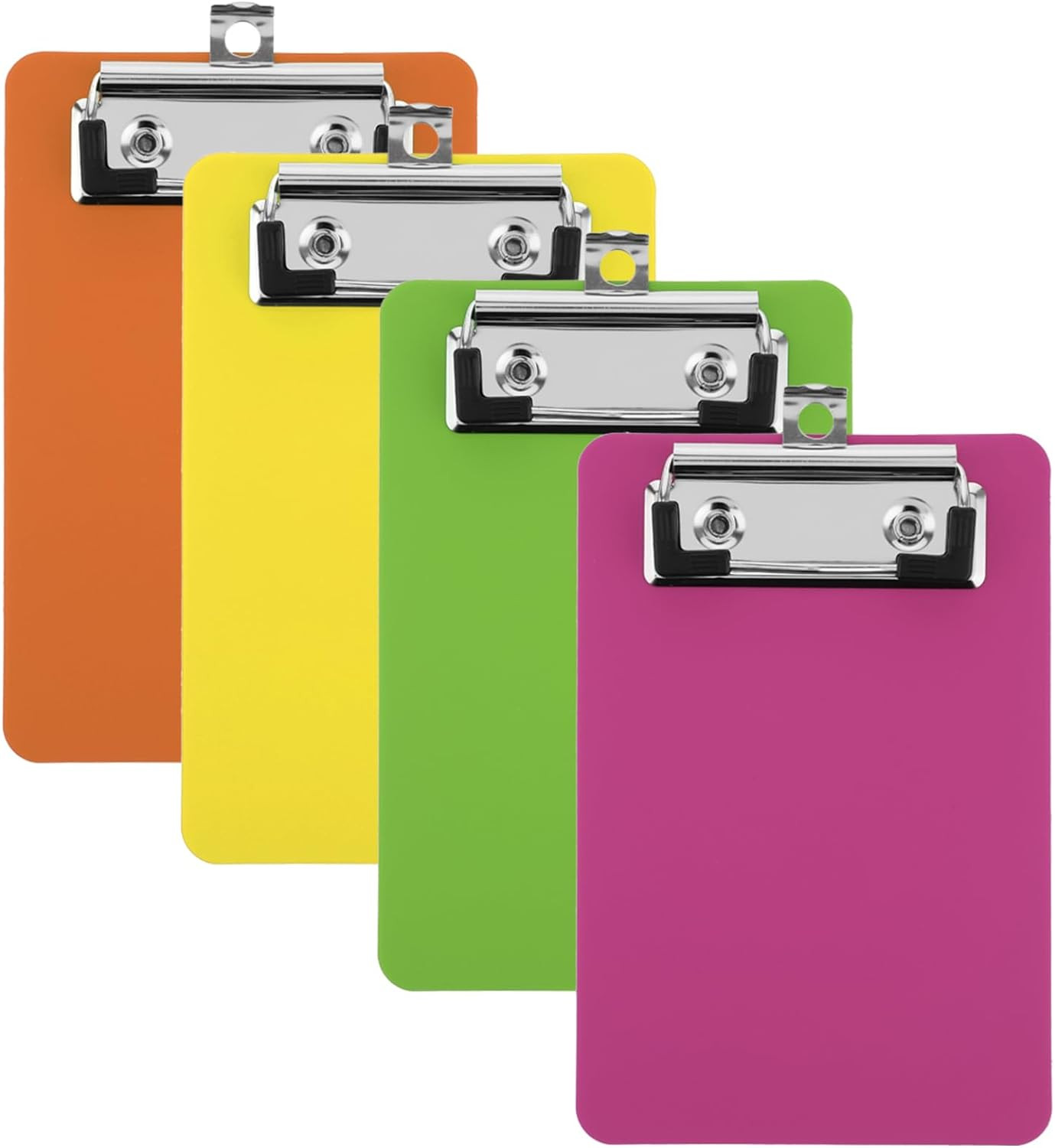 4 Pack Small Clipboards 4 X 6 Inch, Mini Clip Board Notepads Clipboard, Letter S