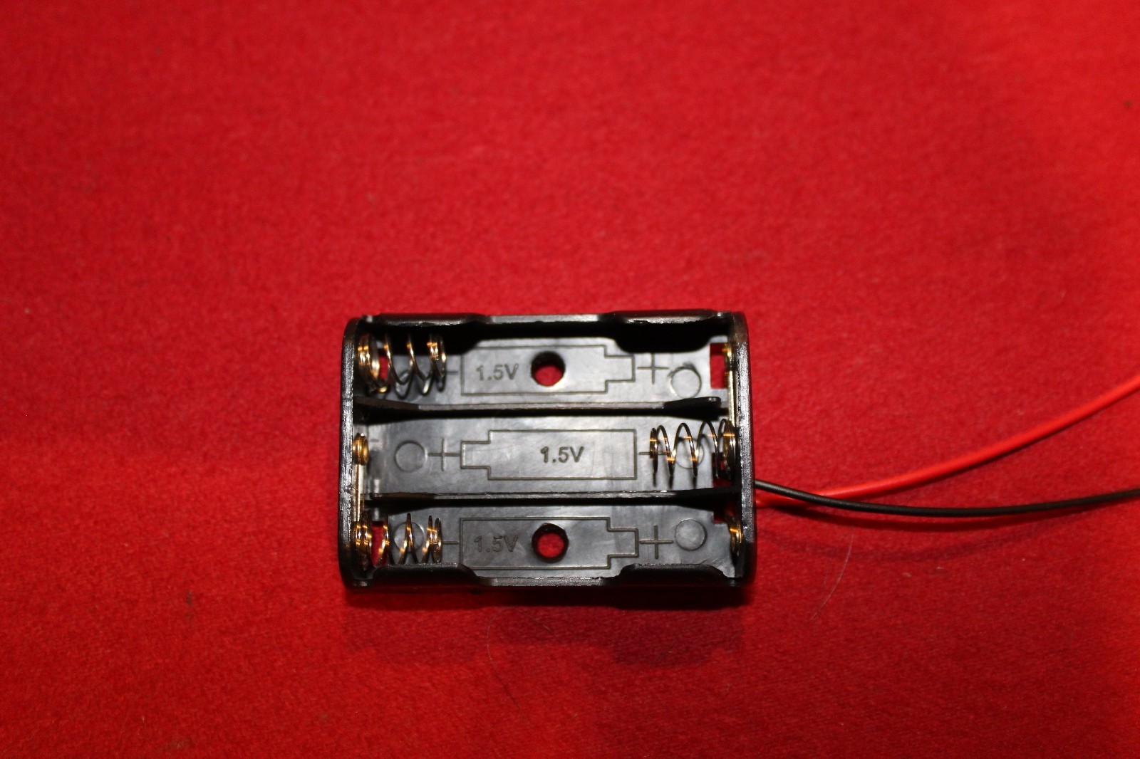 2 X LOT 3 AAA CELL 4.5V VOLT BATTERY HOLDER MOUNT CASE WIRE LEAD PART ADAPTER
