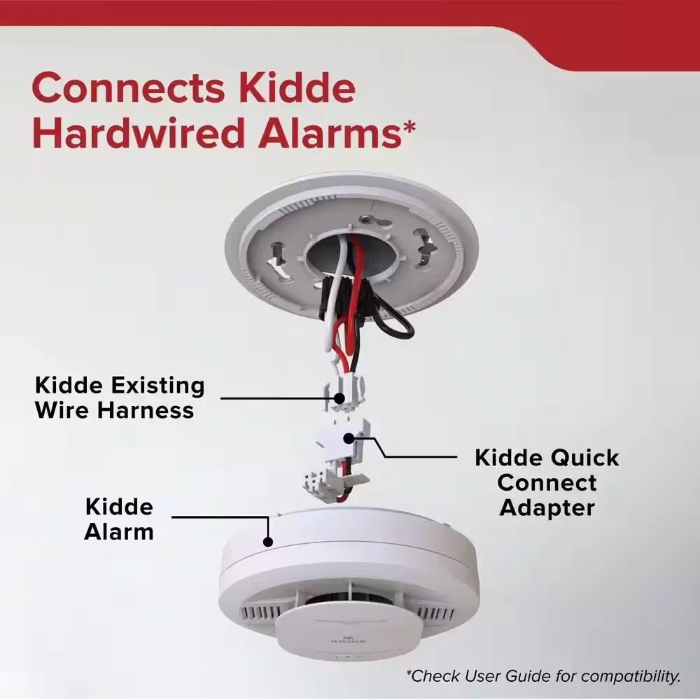 Quick Connect Wiring Adapter for Hardwired Smoke and Detectors Free Ship NEW