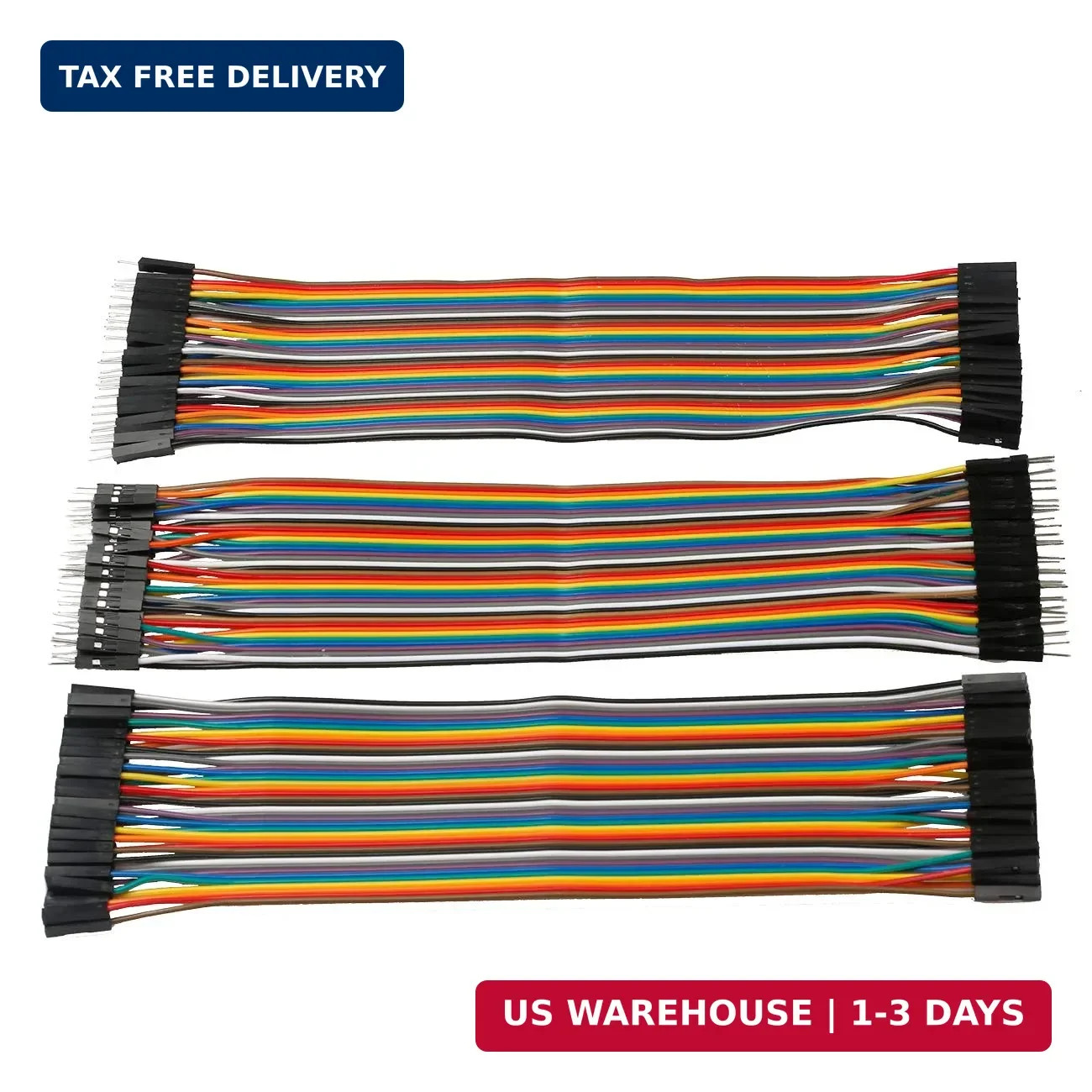 120pcs 10cm Breadboard Jumper Wires Assorted Kit, 15cm 20cm 30cm 40cm 50cm 100cm