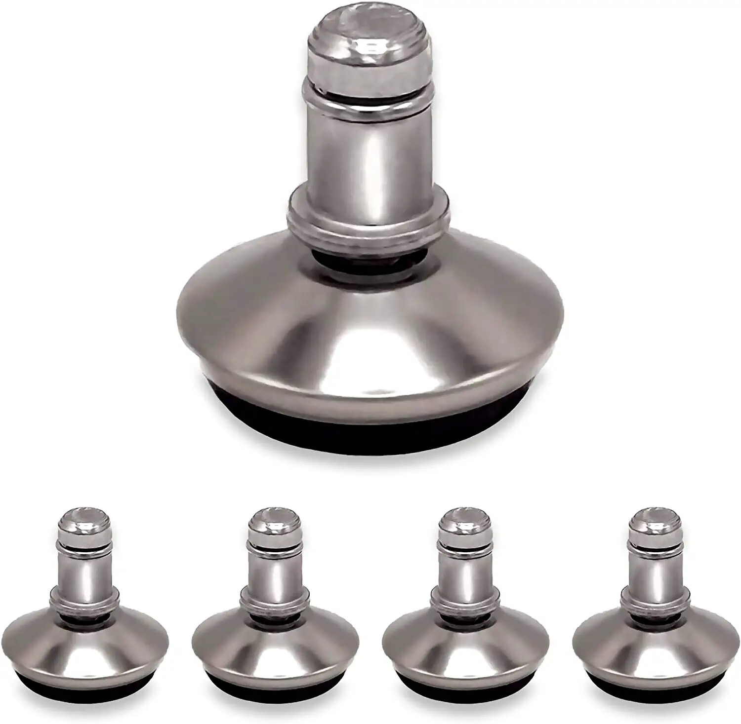 Anti-Slip Dia 7/16″ Office Chair Glides Bell Chair Wheels Swivel Caster Wheels