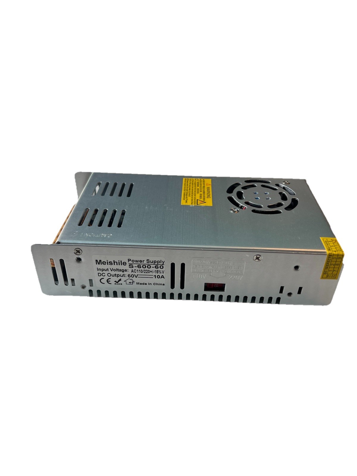 Meishile 600W LED & Motor 60V 10A DC Power Supply PSU 110v/220v S-600-60