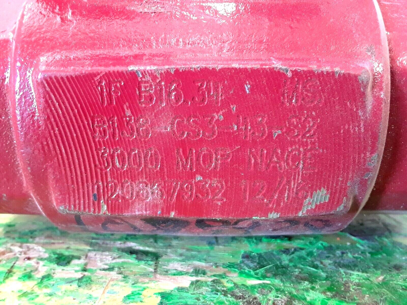 🟠 WKM 1″ 3000# FULLPORT BALL VALVE PESSCO IS OFFERING 1 C100421-13 🗽