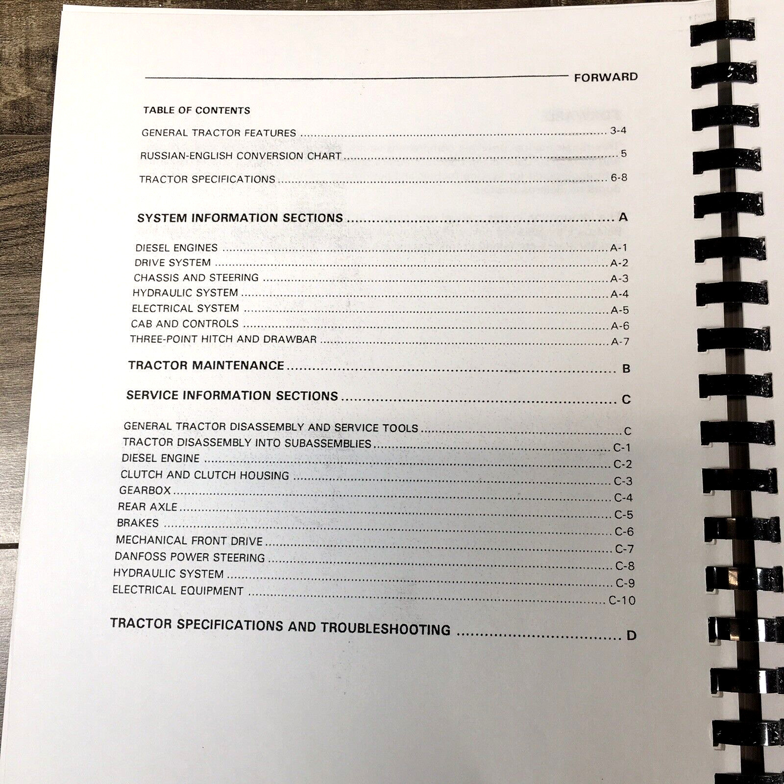 Belarus 825 925 Tractor Service Manual Repair Shop Technical Book Overhaul