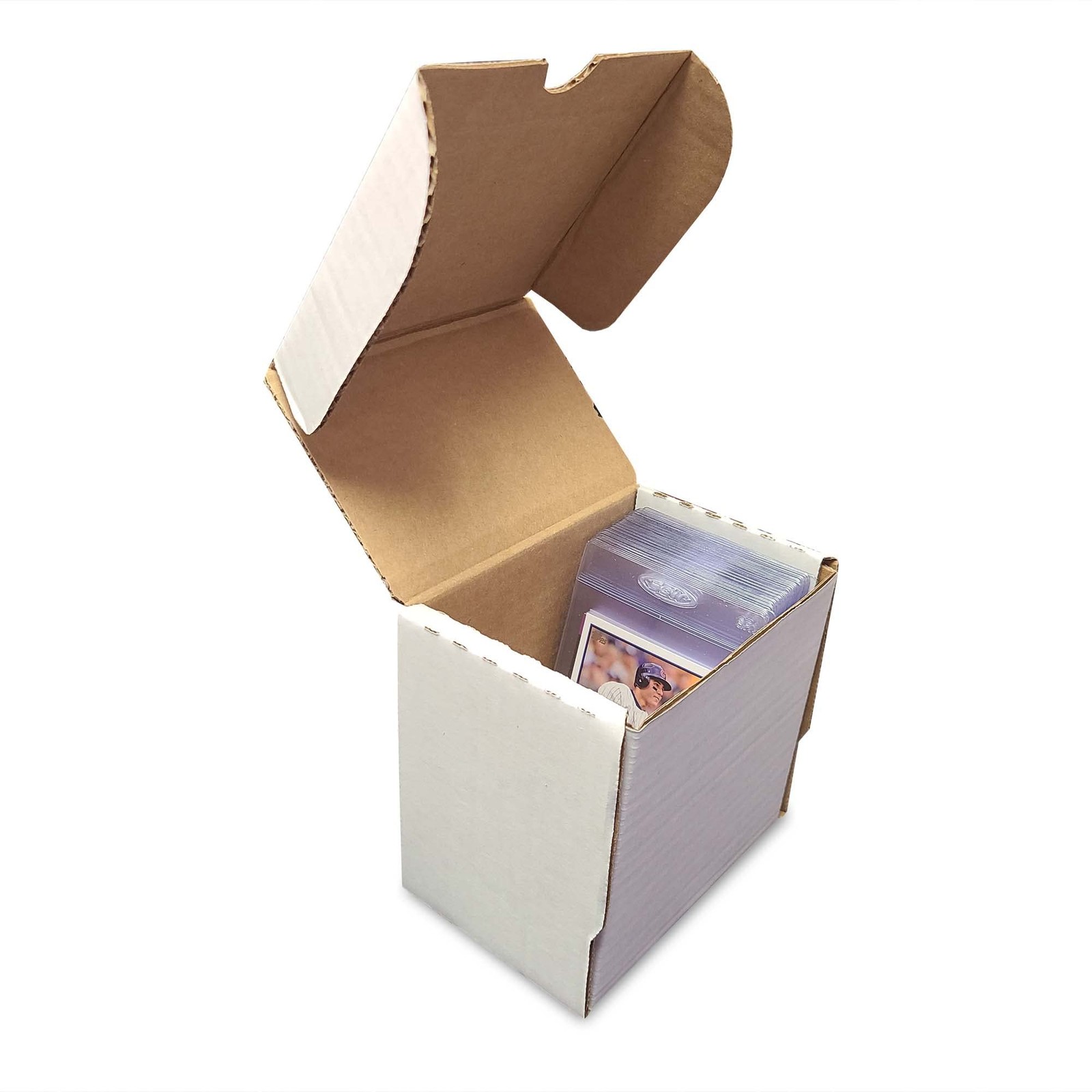 5-Inch Semi Rigid #1 Card Holder Storage Box – Holds 130 Semi-Rigid Card Hold…